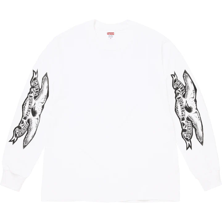 Supreme "Antihero Eagle Long-Sleeve" 'White'